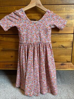 slim fit dress slacks The Short Sleeve Ballet Dress in Herbal Study – Alice + Ames main image 0